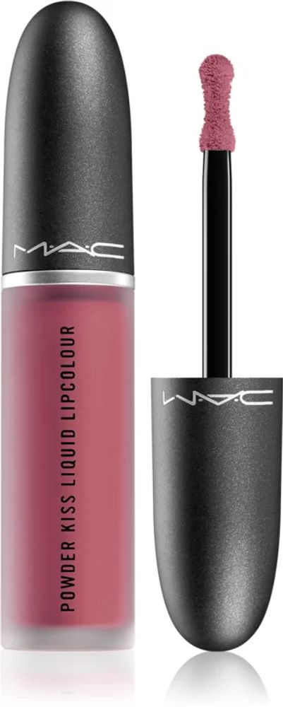 Матовая жидкая губная помада MAC Cosmetics Powder Kiss Liquid Lipcolour Оттенок: More the Mehr-ier 5 #1