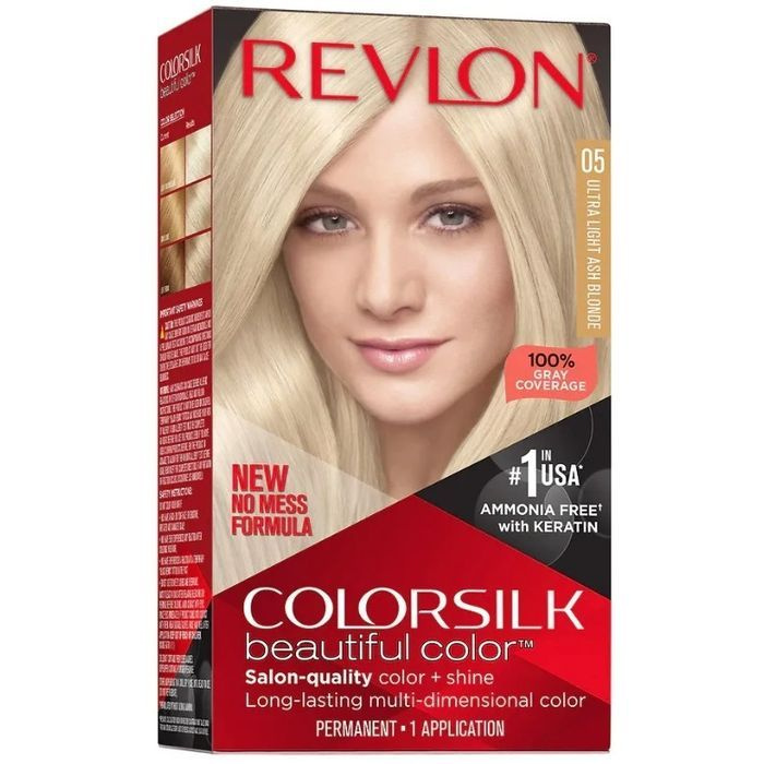 Revlon Colorsilk Краска для волос 05 Ультра-светлый пепельный блонд ...