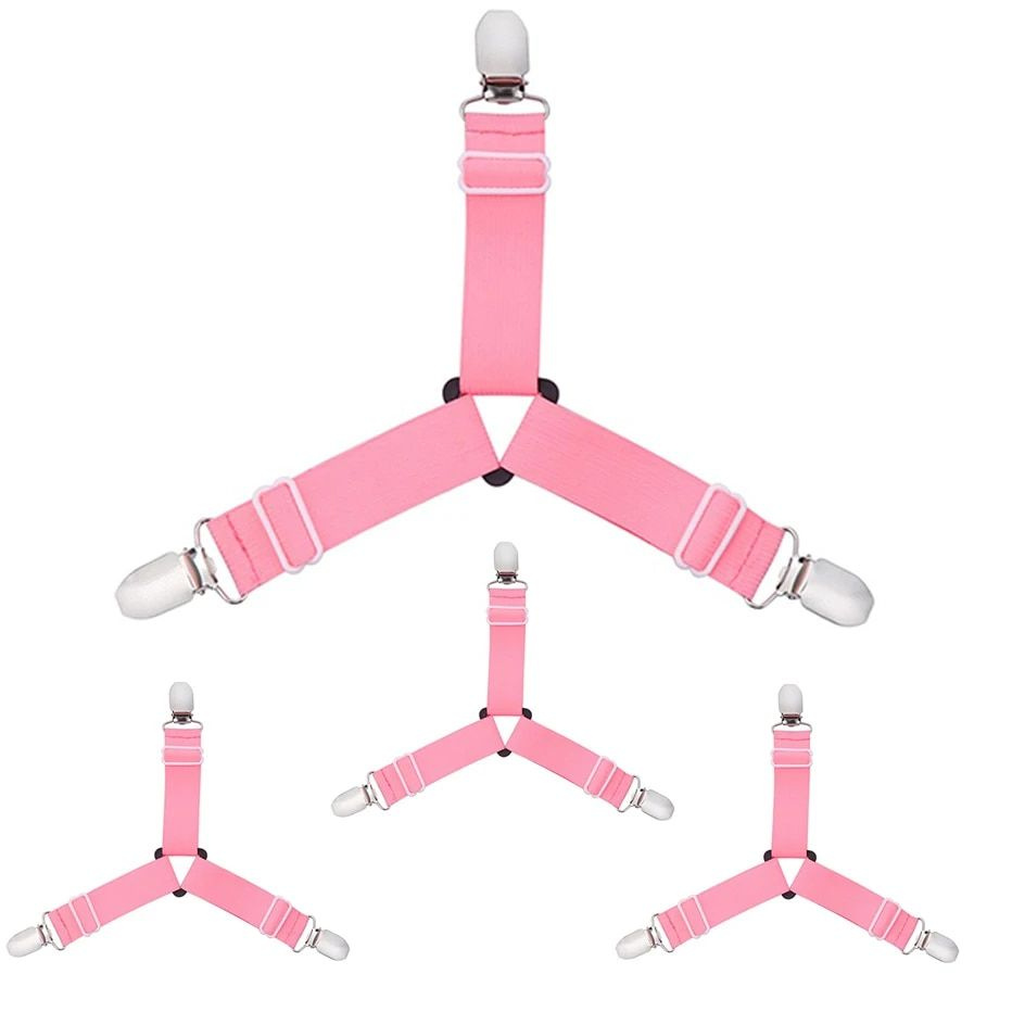 4Pcs/Set регулируемые захваты для простыней с 3 зажимами для спальни, нескользящее одеяло, наматрасник, #1