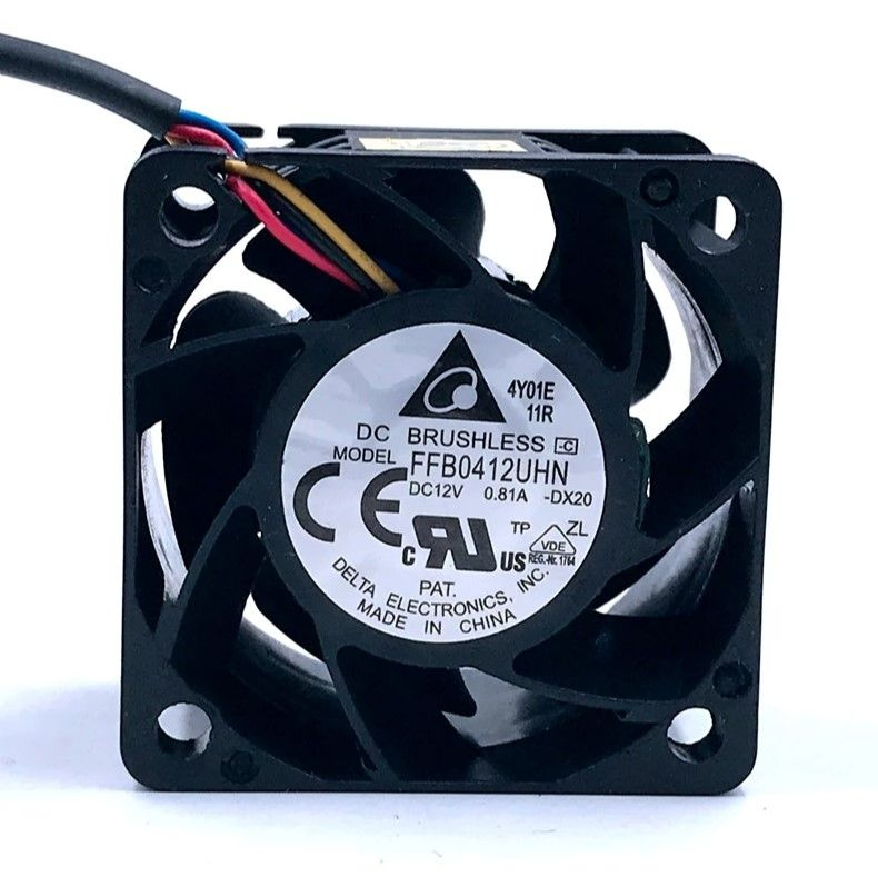 Delta FFB0412UHN 12v/0,81a питание PWM 4pin вентилятор 40x40 типа ...