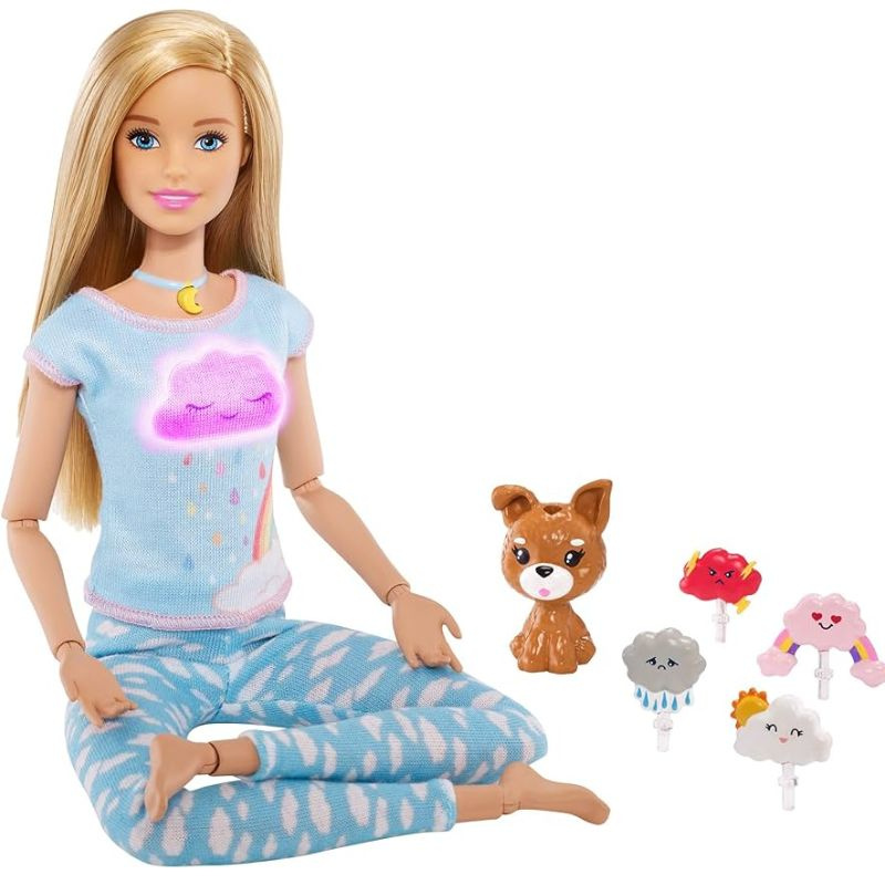 Barbie Breathe with Me Meditation Doll Lights GMJ72