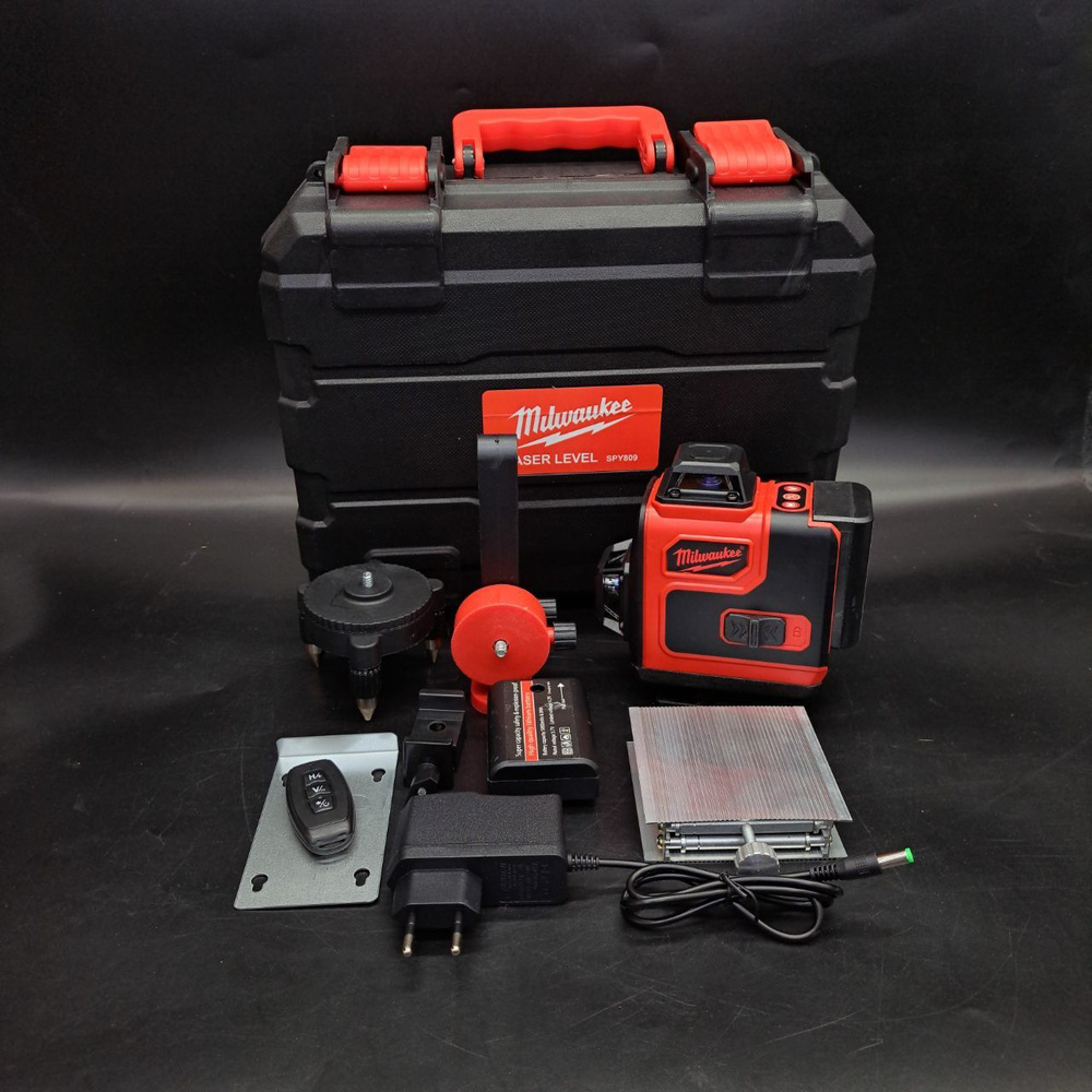 Купить Milwaukee лазерный уровень 360/нивелир 16 линий лучей, зеленый ...