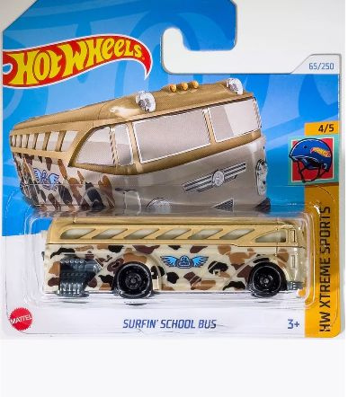 Машинка Hot Wheels Surfin School Bus / HW XTREME SPORTS / Хот Вилс #1