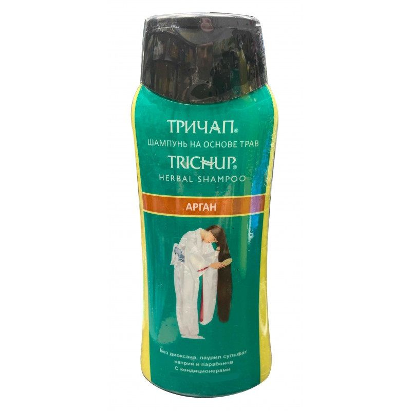 Trichup Herbal Shampoo ARGAN, Vasu (ТРИЧУП (ТРИЧАП) шампунь на основе трав, АРГАН, Васу), 400 мл.  #1