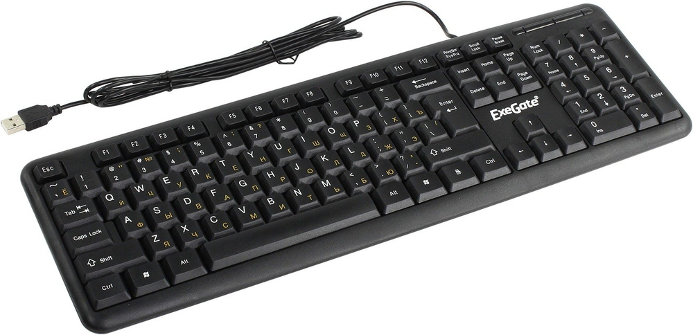Клавиатура USB Exegate LY-331L 2м #1
