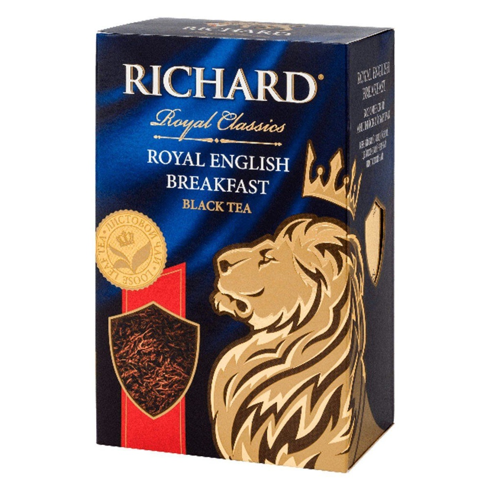 Чай черный RICHARD "Royal English Breakfast" байховый 180гр #1