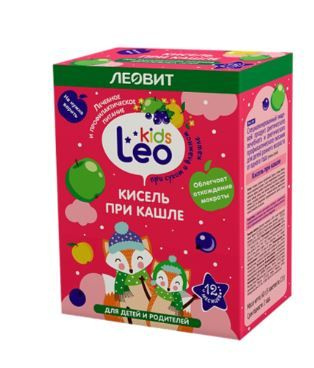 Леовит Leo Kids Кисель при кашле для детей по 12 г пакеты 5 шт.  #1