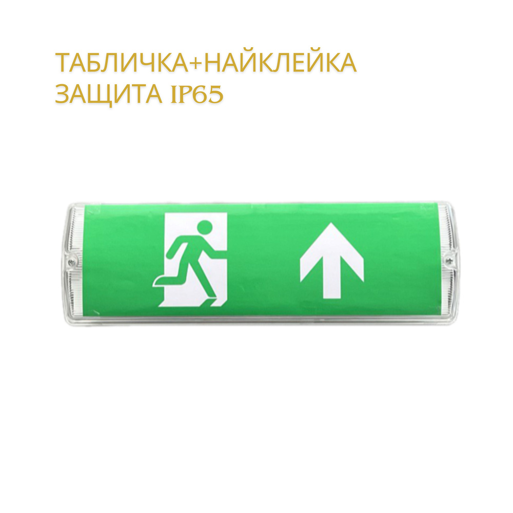 Аварийный светильник световой указатель WC2500 Е-45 "Выход стрелка ...