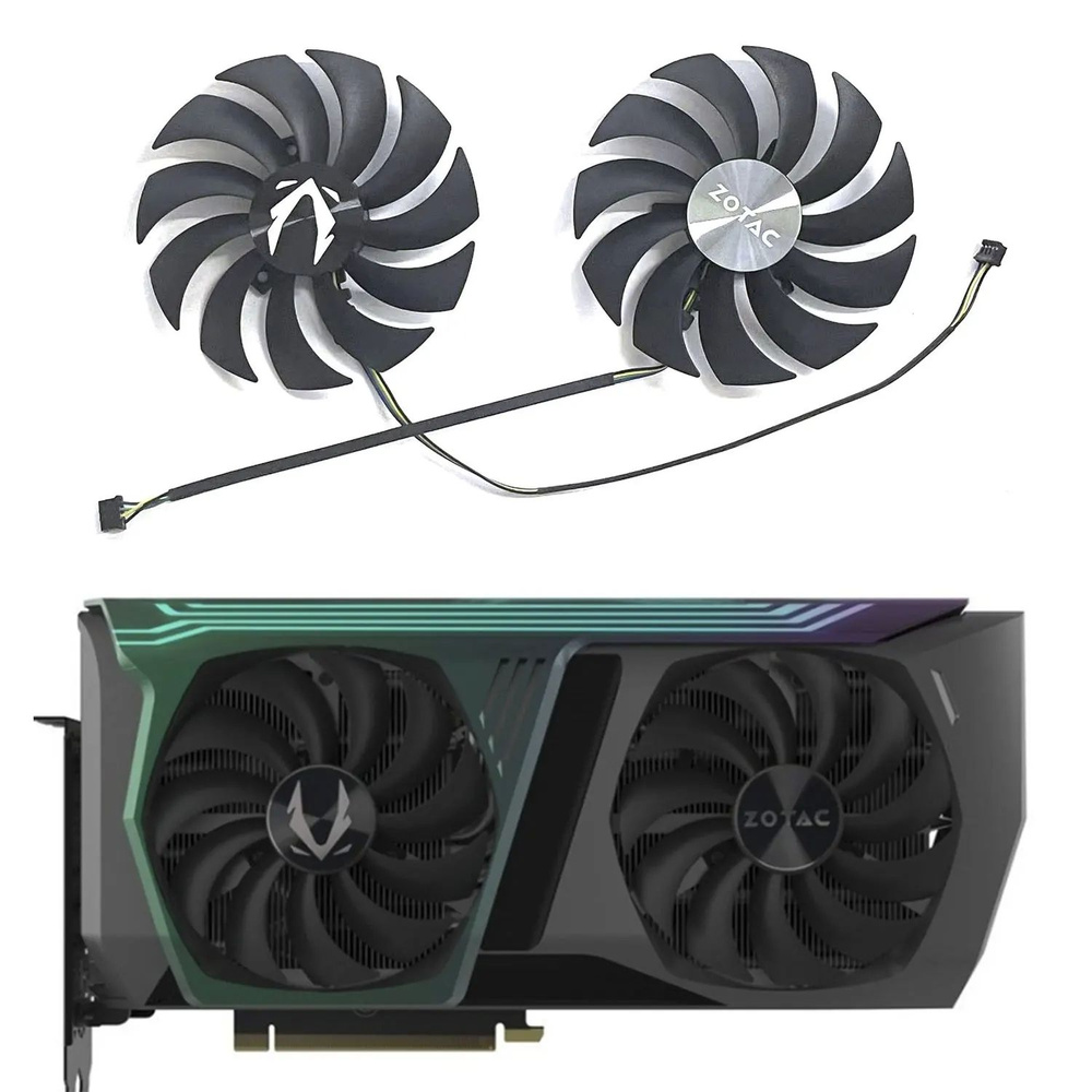 Grafikkarten-Lüfter 95mm – Kompatibel Mit Zotac GTX 1070 Ti/1080 Ti AMP Edition