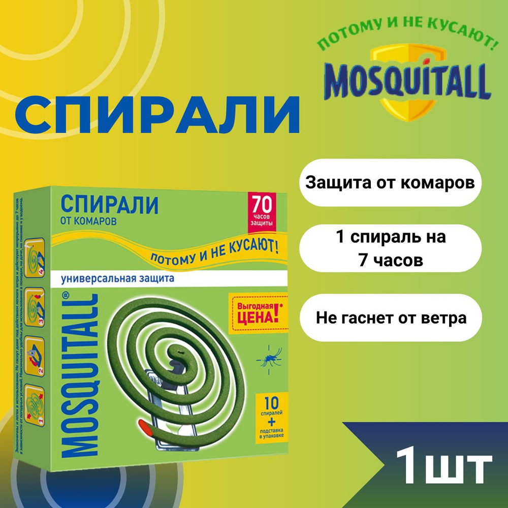 Спираль от комаров и мошек для улицы 10 шт - купить с доставкой по ...