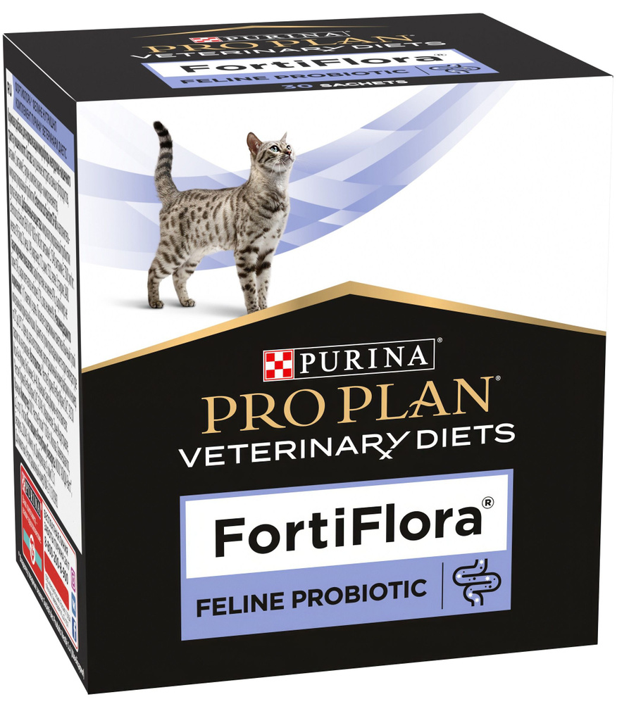 Пробиотик для кошек Purina PRO PLAN FortiFlora для микрофлоры кишечника, 30 пакетиков по 1 г  #1