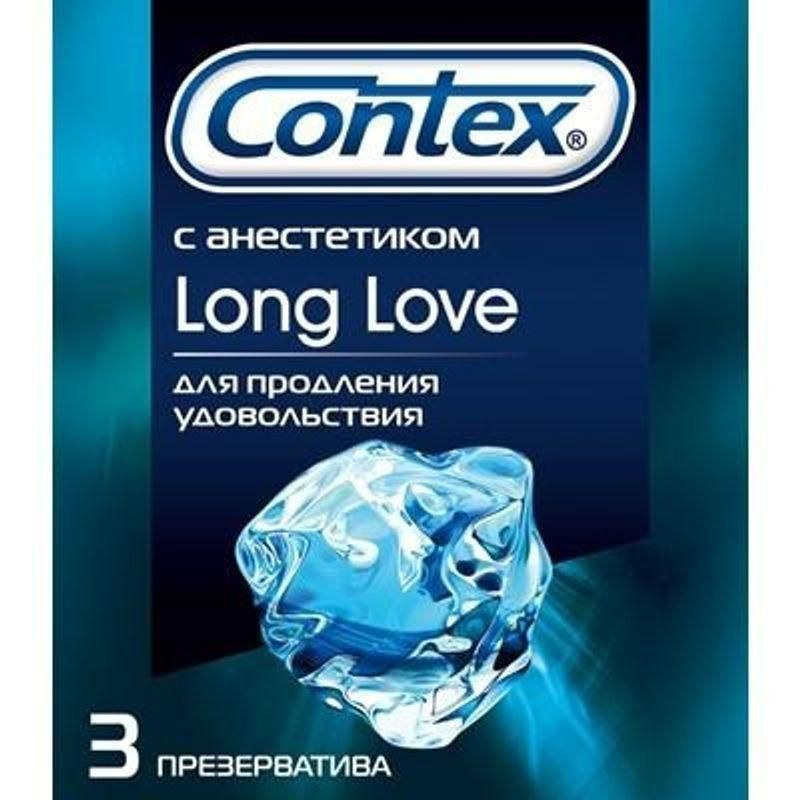 Презервативы Контекс Long Love с анестетиком, 3 шт. - купить с ...