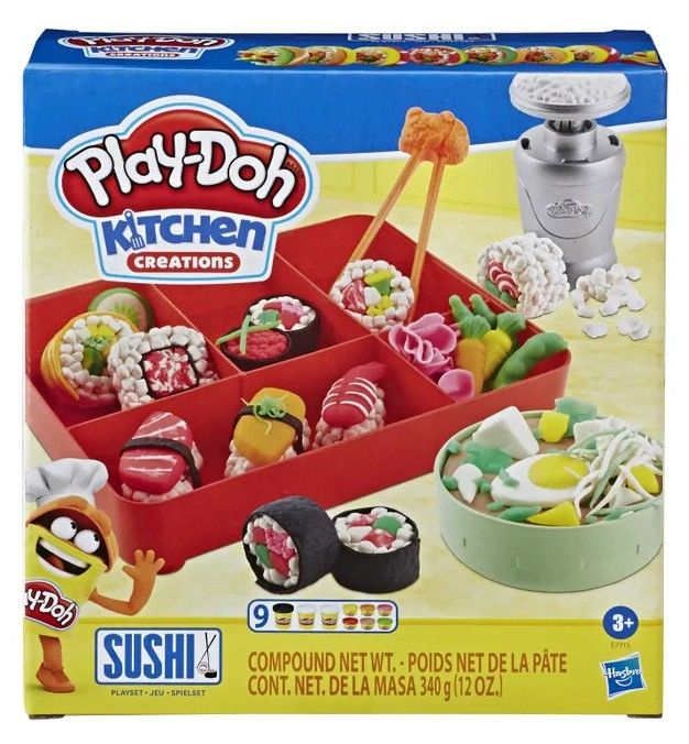 Набор игровой Play-Doh Hasbro роллы, суши #1