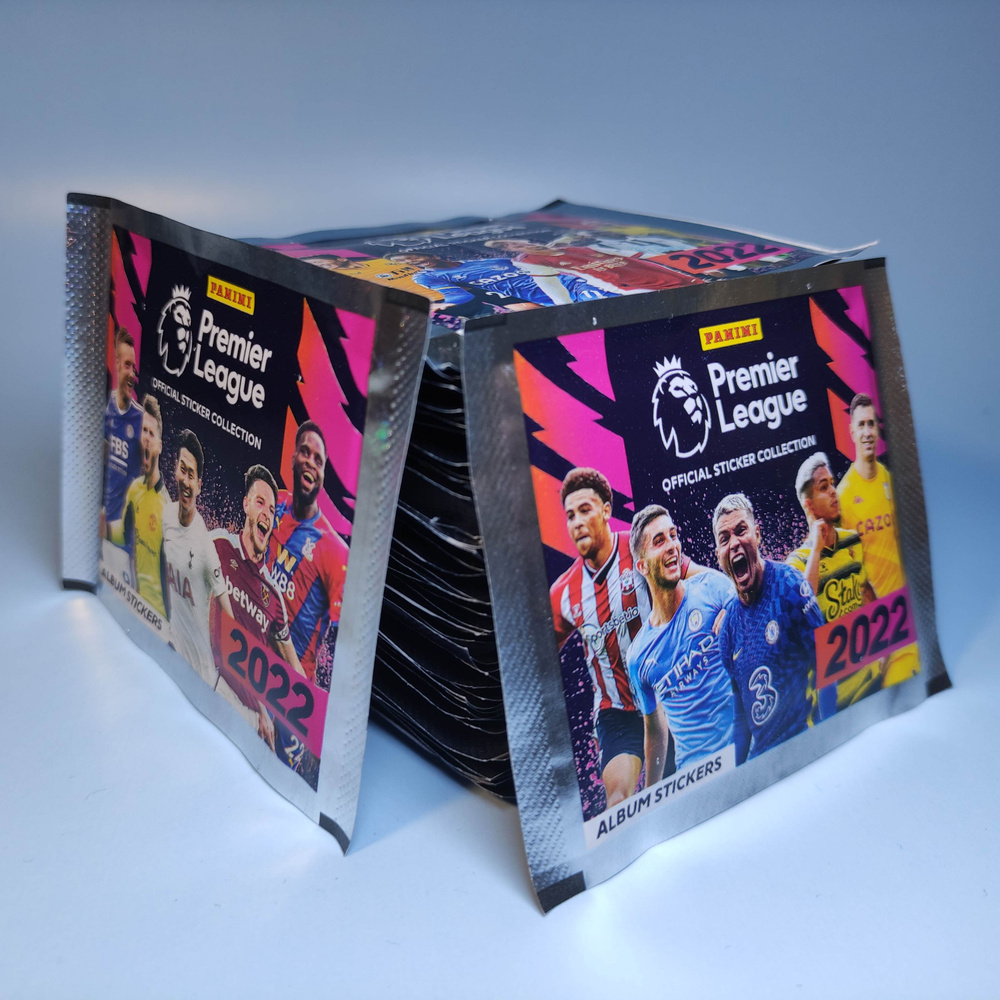 50 пакетиков наклейки panini АПЛ 2021-2022 - купить с доставкой по ...