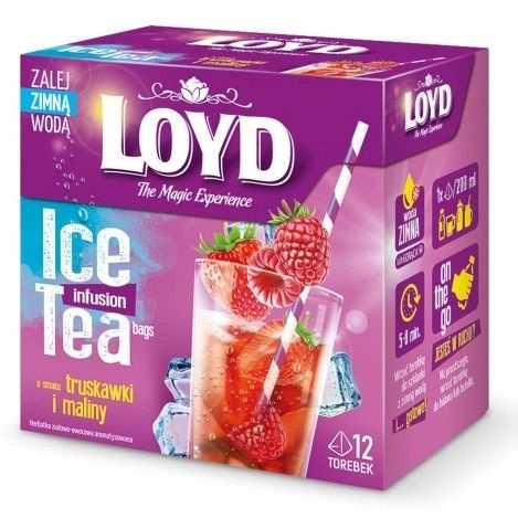 Холодный чай (в пакетиках) Loyd The Magic Experience со вкусом клубники ...