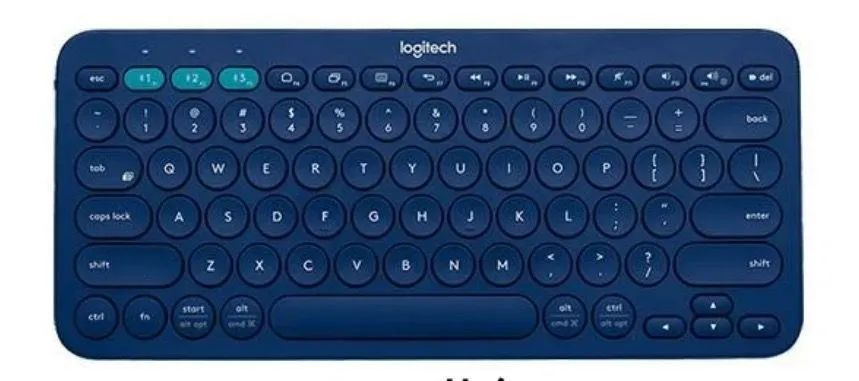 Беспроводная клавиатура LOGITECH K380 Multi-Device Английская раскладка, синий  #1