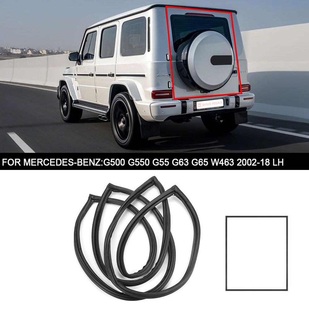 BINB ROAD Погодная полоса задней торцевой двери 4607400578 ДЛЯ MERCEDES-BENZ G500 G550 G55 G63 G65 W463 #1