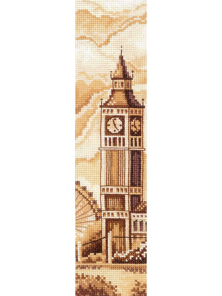Набор для вышивания Сделай своими руками З-53 Закладки. Лондон, 5,5х22 см // Архитектура, Город  #1