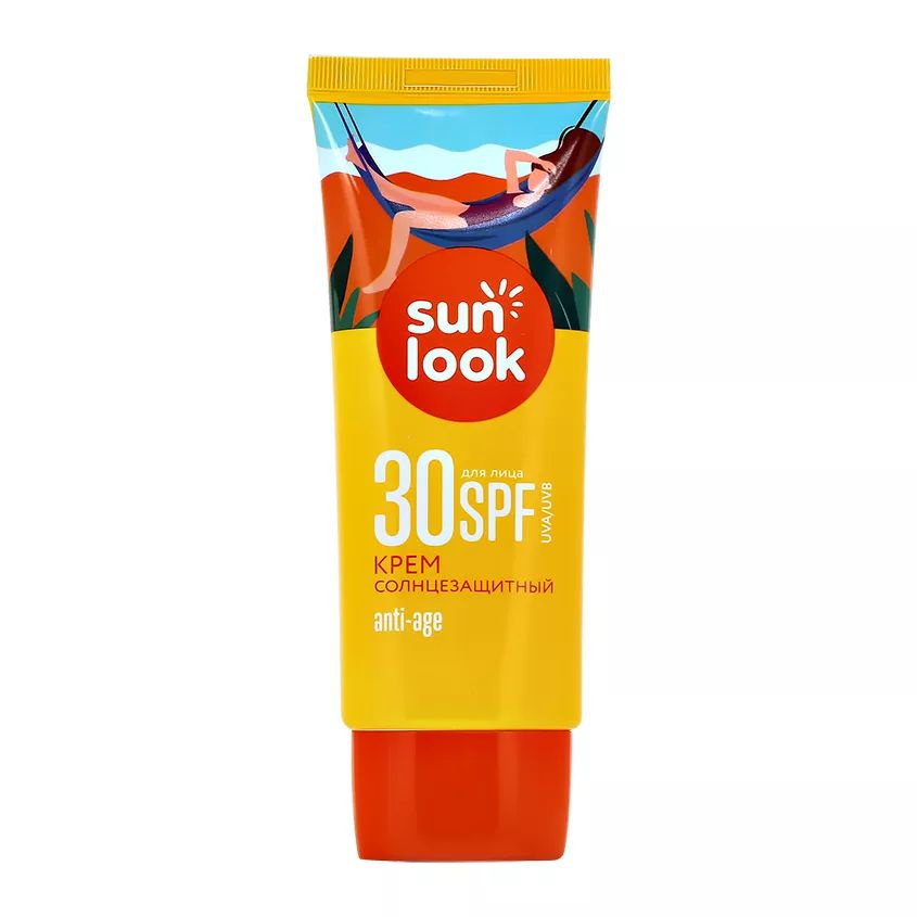 Крем для лица SUN LOOK Солнцезащитный ANTI-AGE SPF-30 50 мл - купить с ...
