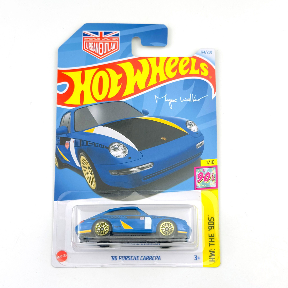 Машинка коллекционная Mattel Hot Wheels 2024 C4982 96 Porsche Carrera #1