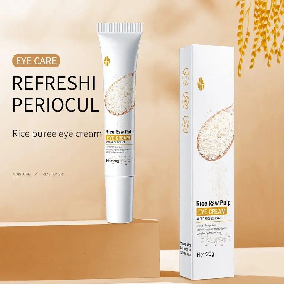 Крем для кожи вокруг глаз Rice Raw Pulp Eye Cream #1