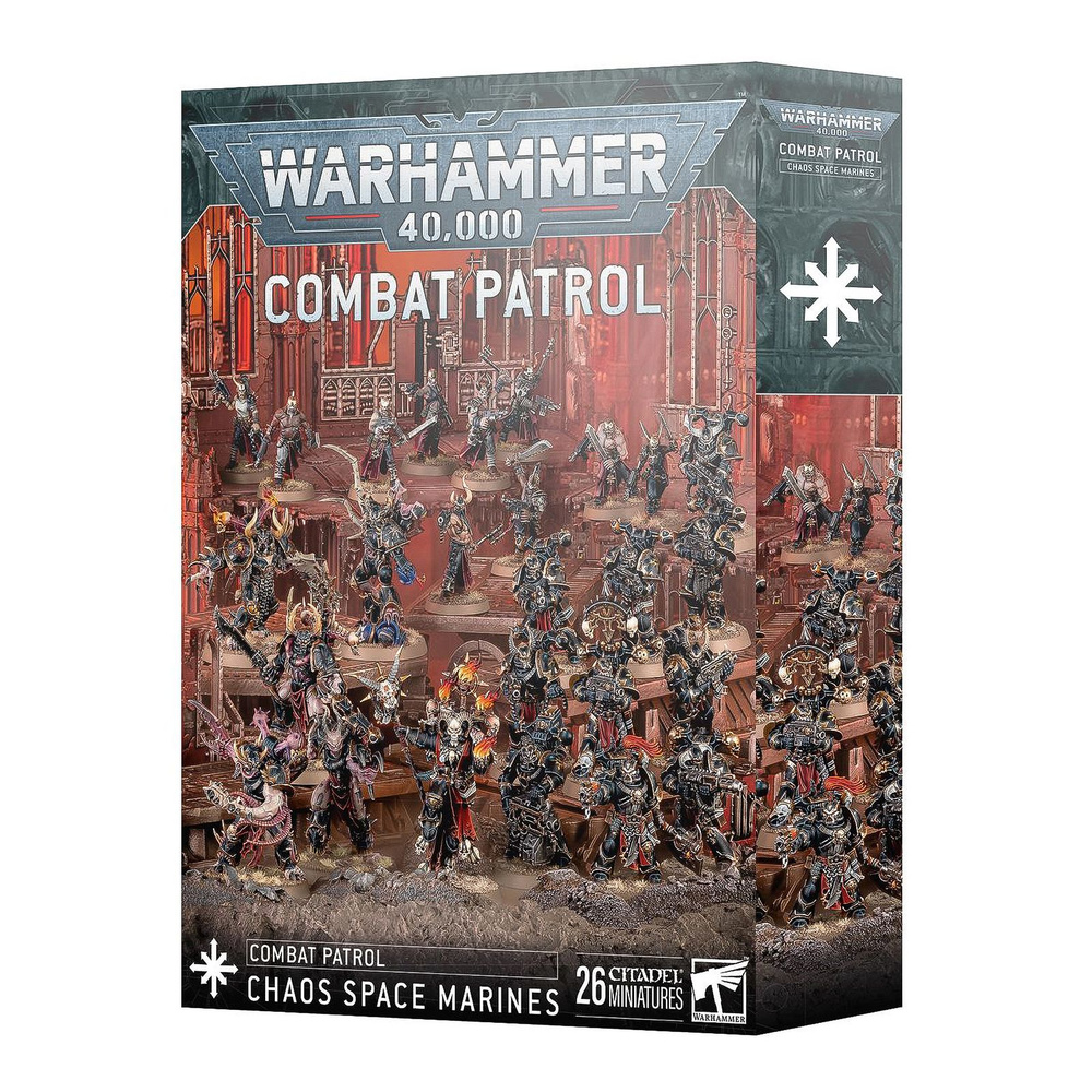 Миниатюры Warhammer 40000: Combat Patrol - Chaos Space Marines (2024) #1