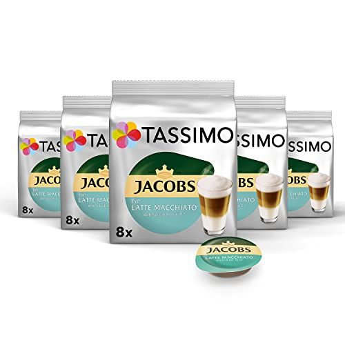 Кофе в капсулах Tassimo Jacobs Latte Macchiato Less Sweet, 40 капсул #1