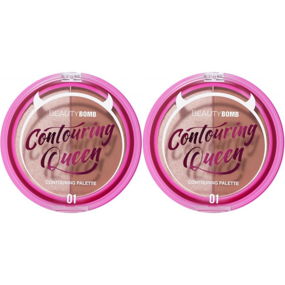 Beauty Bomb Палетка для контуринга Contouring Queen 01, 8 г, 2 шт #1