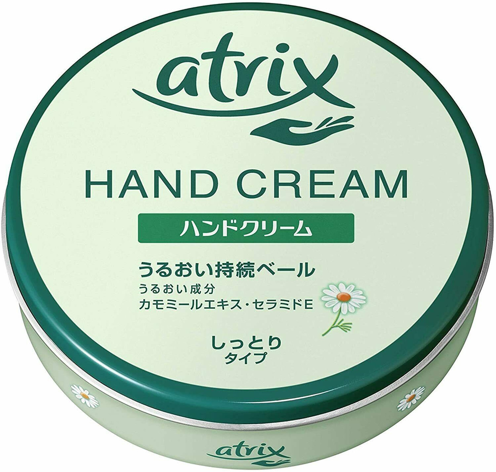 KAO Крем для рук ATRIX HAND CREAM увлажняющий защитный с церамидами и экстрактом ромашки, 178 гр., банка #1