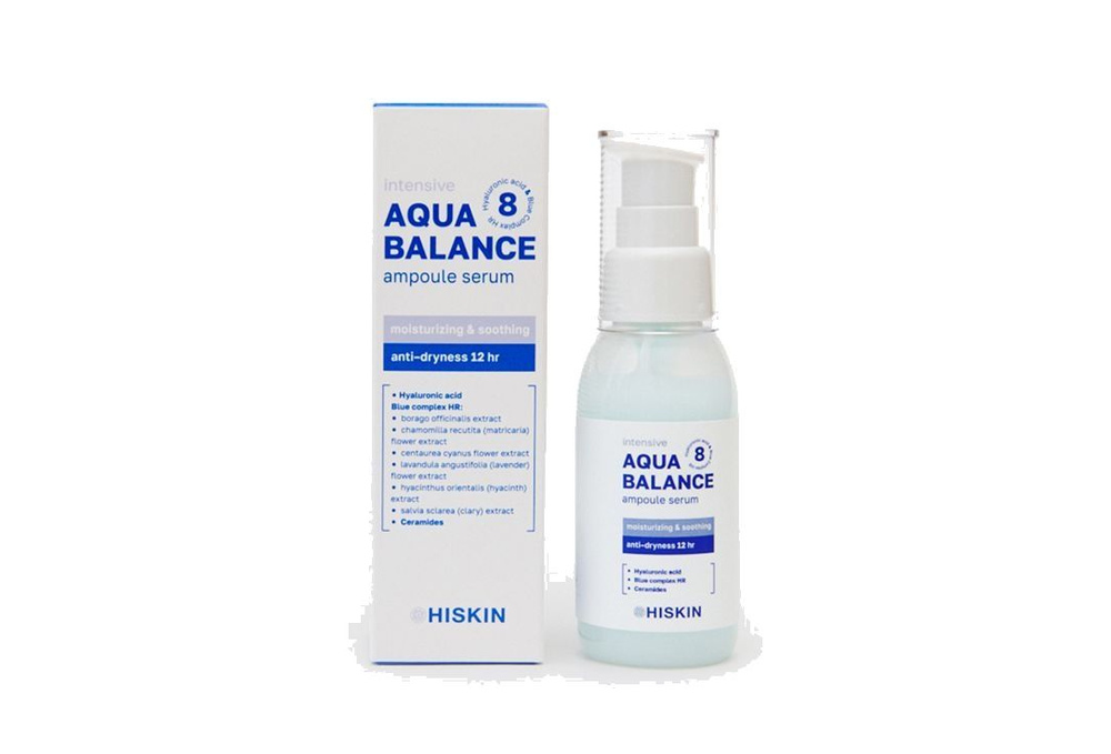 Ампульная сыворотка / HISKIN, AQUA BALANCE Ampoule serum / 55мл #1