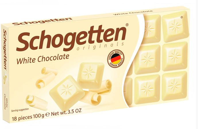 Шоколад белый Schogetten White chocolate, 100 г Германия #1