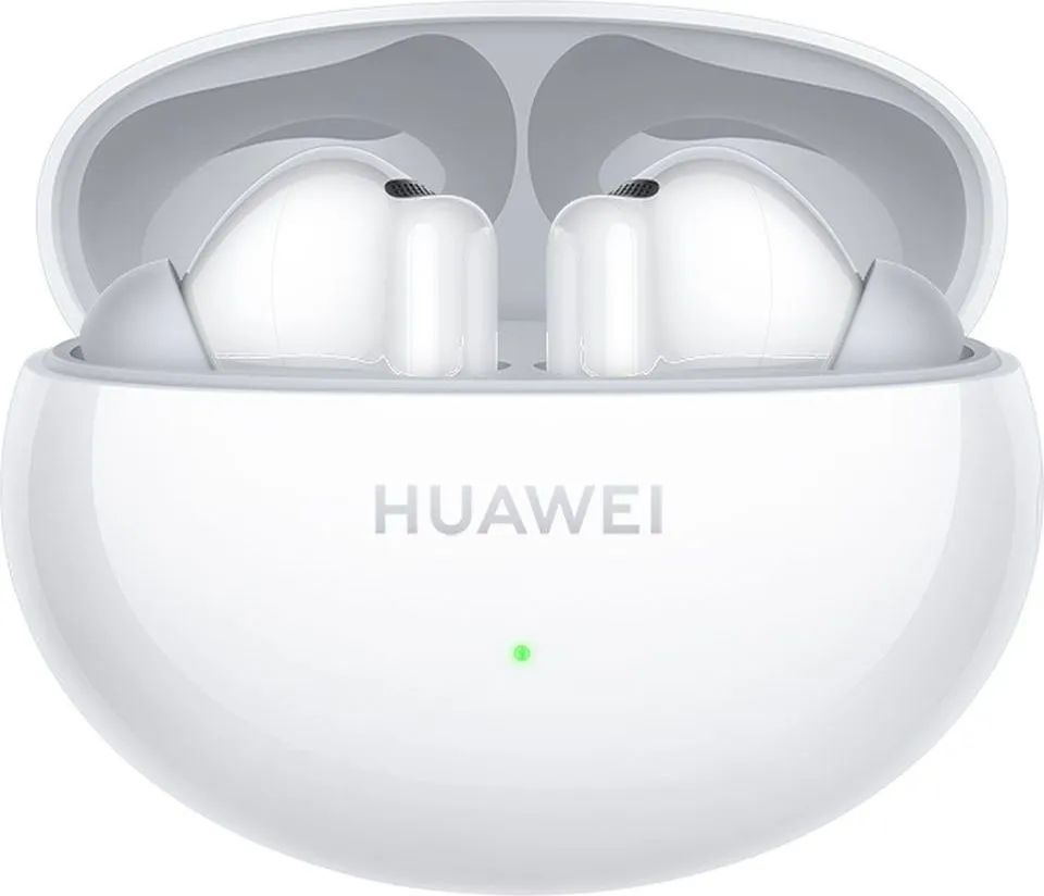 HUAWEI Наушники беспроводные с микрофоном Huawei FreeBuds 6i, Bluetooth, белый  #1