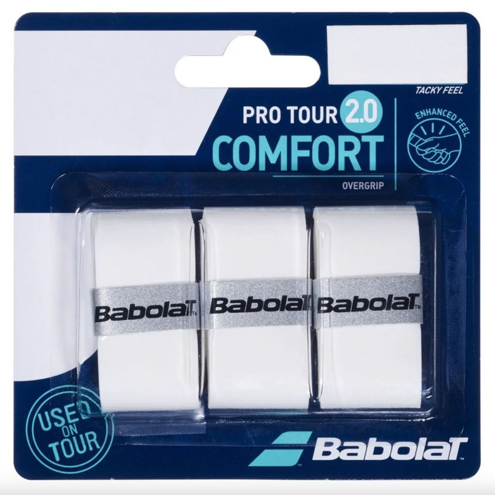 Намотка для ракетки Babolat Pro Tour Comfort 2.0 White (3шт) #1