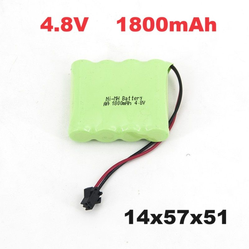 Аккумулятор Ni-Mh 4.8V 1800mAh форма Flatpack разъем YP-NIMH-48F-1800-YP батарейка NI-CD батарея 4,8 #1