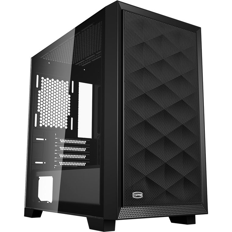 Корпус компьютерный PCCOOLER C3D310 BK (C3D310-BKP0-GL), Micro-ATX