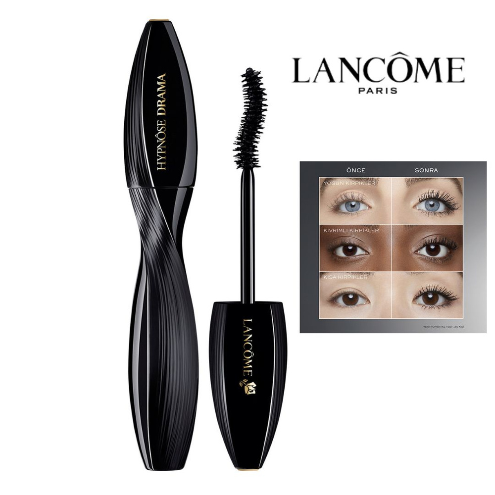 LANCOME Тушь для объема ресниц Hypnose Drama 01(Excessive Black