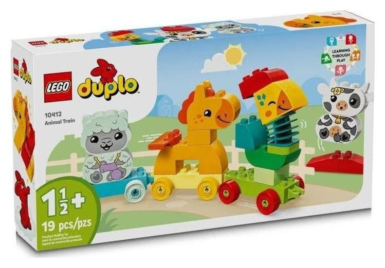 LEGO DUPLO 10412 мой первый поезд с животными #1