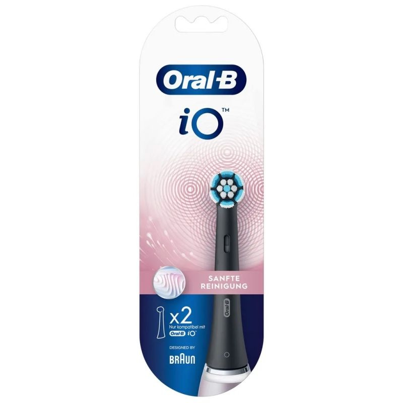 Насадки для электрической зубной щетки Oral-B iO SANFTE REINIGUNG ,2 шт,black  #1