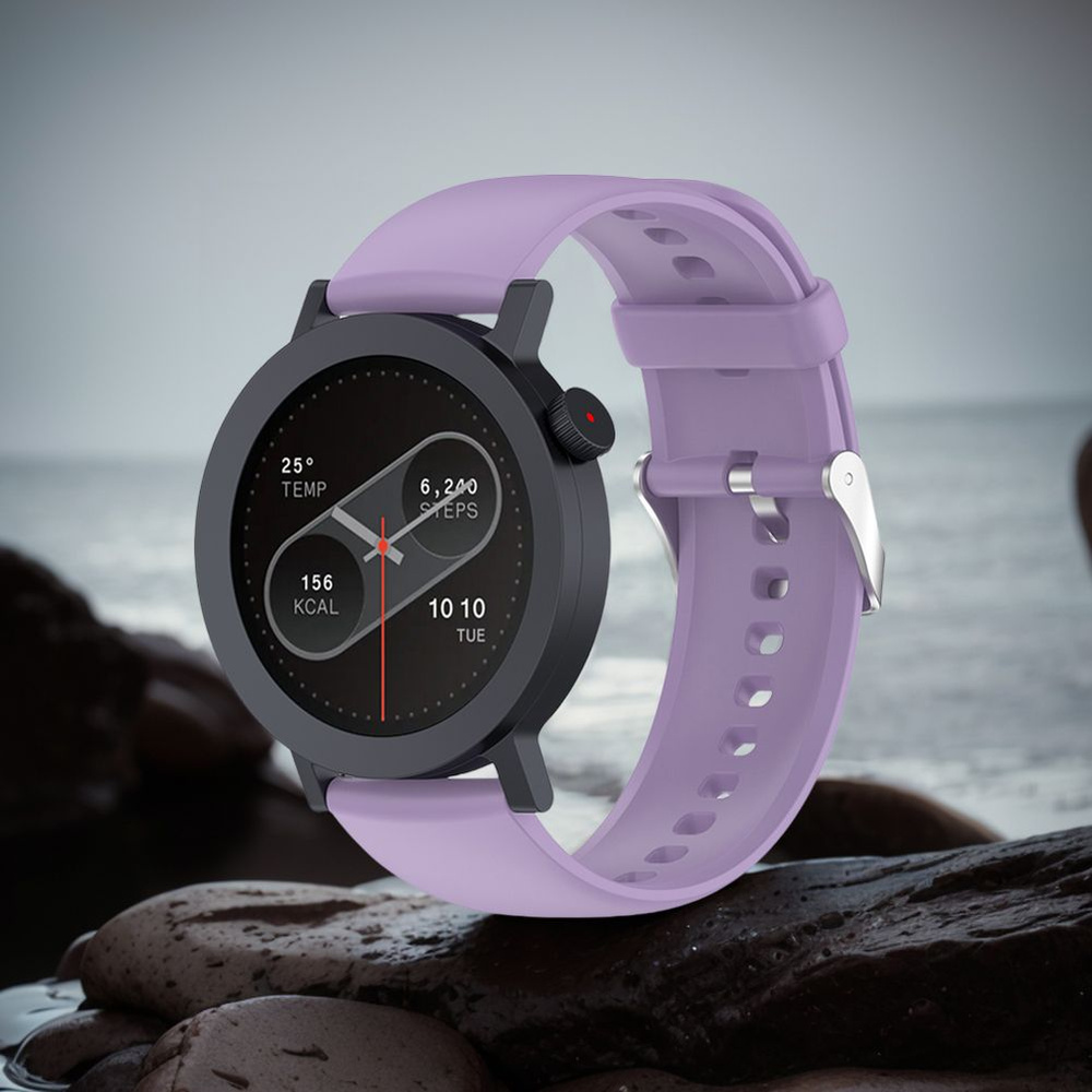 Силиконовый ремешок для CMF Watch Pro1 и Pro2, фиолетовый, с металлической застёжкой #1