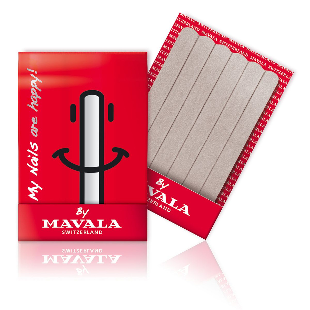 Mavala Мини-пилка HAPPY MINI EMERY BOARDS MATCHBOOK 6 шт 9070644 #1