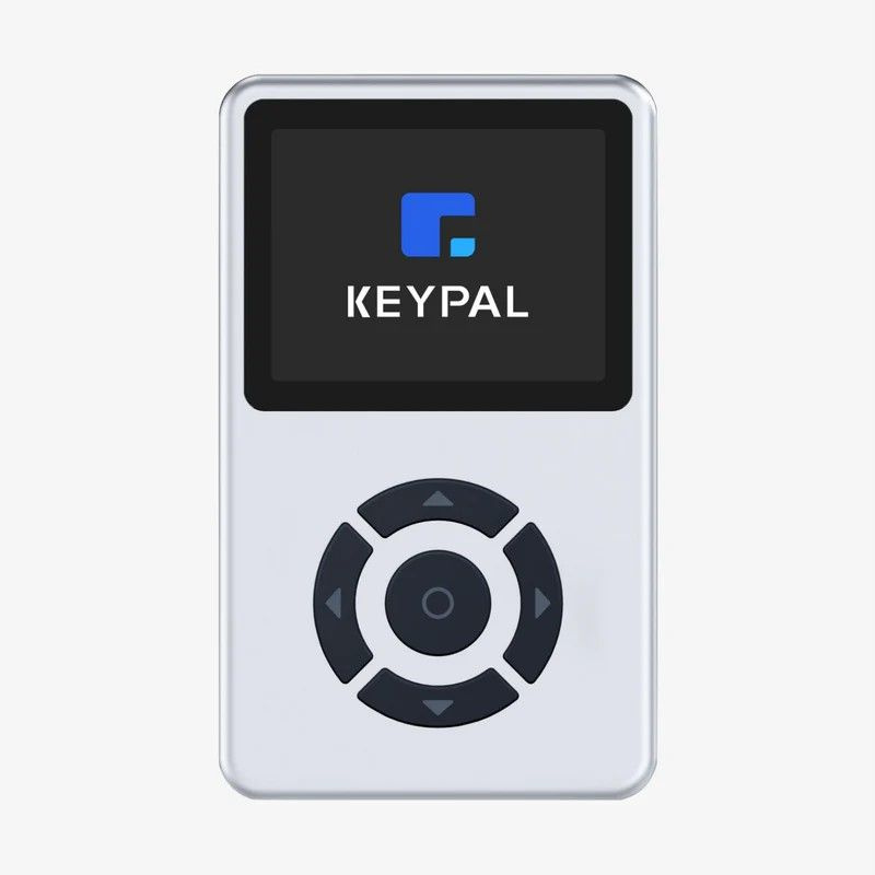 Аппаратный криптокошелек KeyPal Plus Silver - холодный кошелек для криптовалют от официального реселлера #1