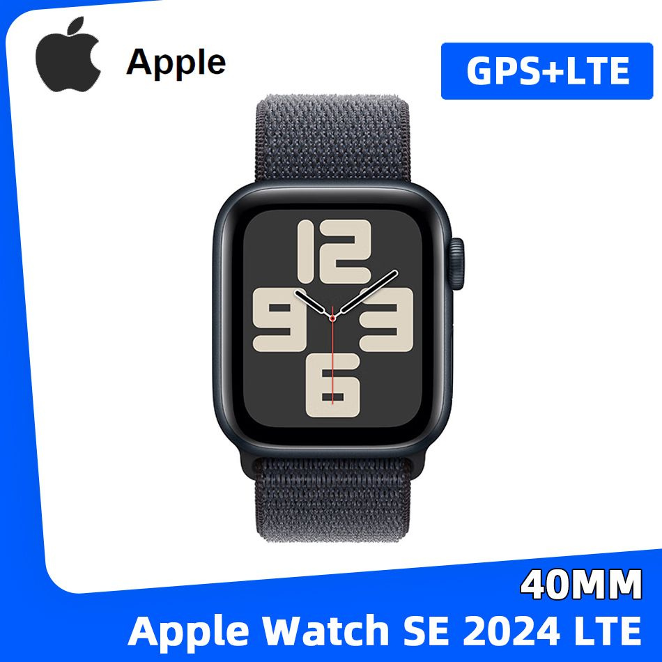 Apple Apple Watch SE 2024 LTE GPS 40 Aluminium Case Textile sport loop MXHJ3CH B 40mm