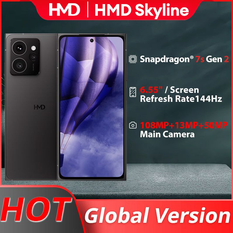 Nokia Смартфон hmd-skyline Global 12/256 ГБ, черный #1