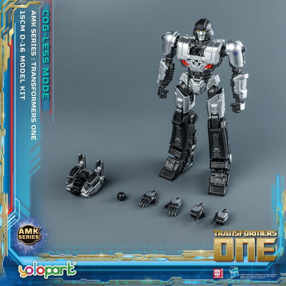 трансформеры игрушки Hasbro Yolopark Transformers ONE AMK Series (Cog-less Mode) D-16 Model Kit-15cm;трансформеры #1