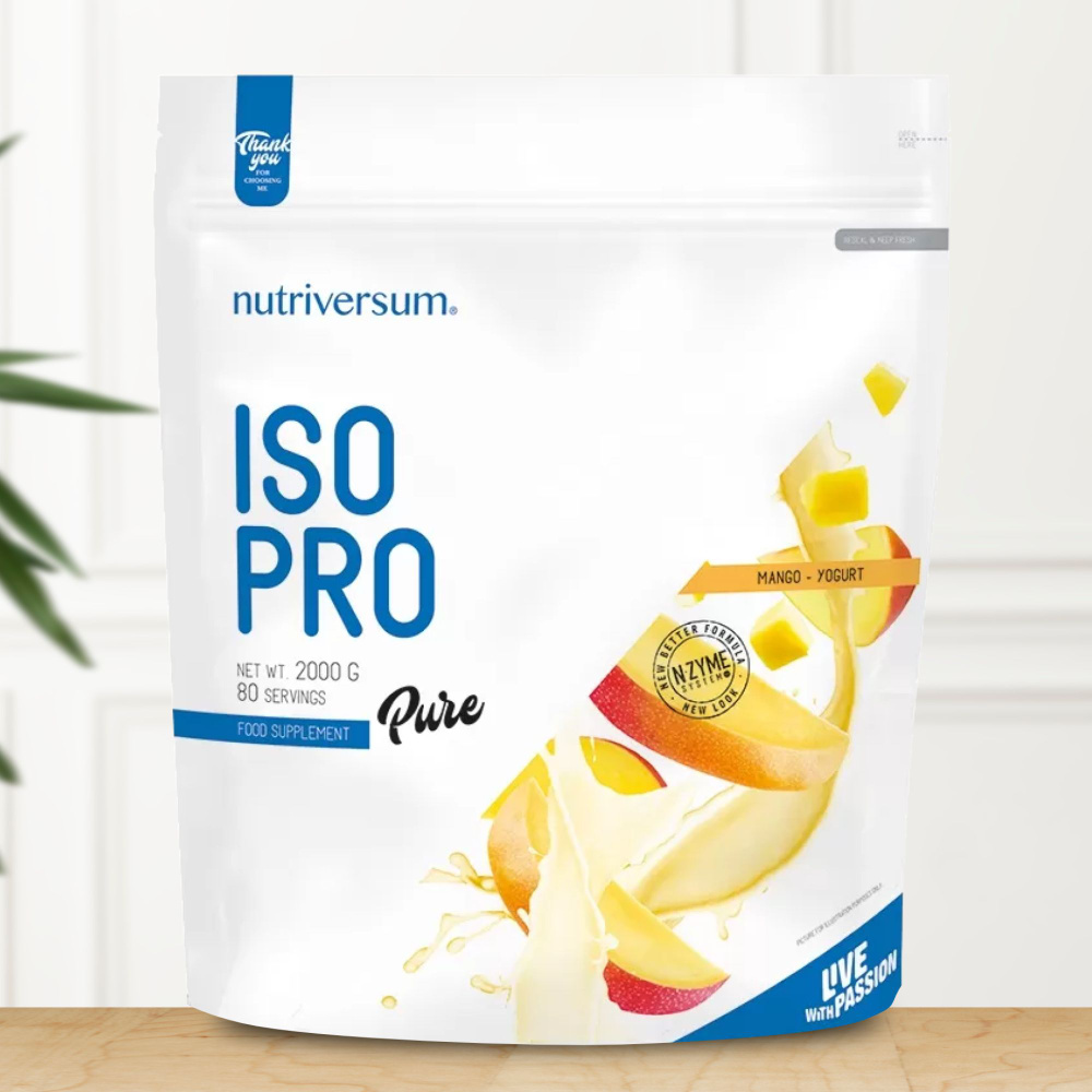 Сывороточный протеин изолят Iso PRO Nutriversum 2000 гр (манговый йогурт) #1