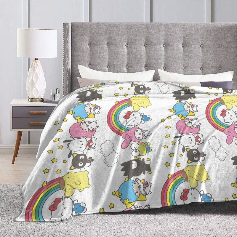 SANRIO Плед Пледы Куроми , Фланель, 100 см х 75 см #1