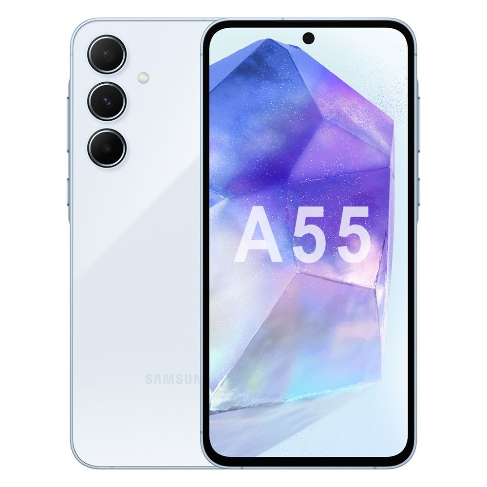 Смартфон Samsung Galaxy A55, 5G, SM-A5560 256 ГБ 12 ГБ Синий 6.6