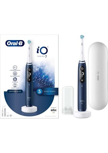 Oral-B Электрическая зубная щетка Oral-B iO 7 — темно-синяя #1