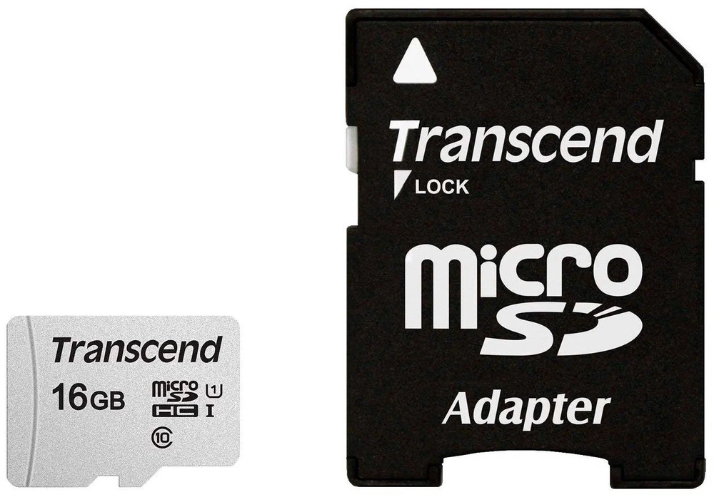 Transcend Карта памяти 16 ГБ (TS16GUSD300S-A) #1