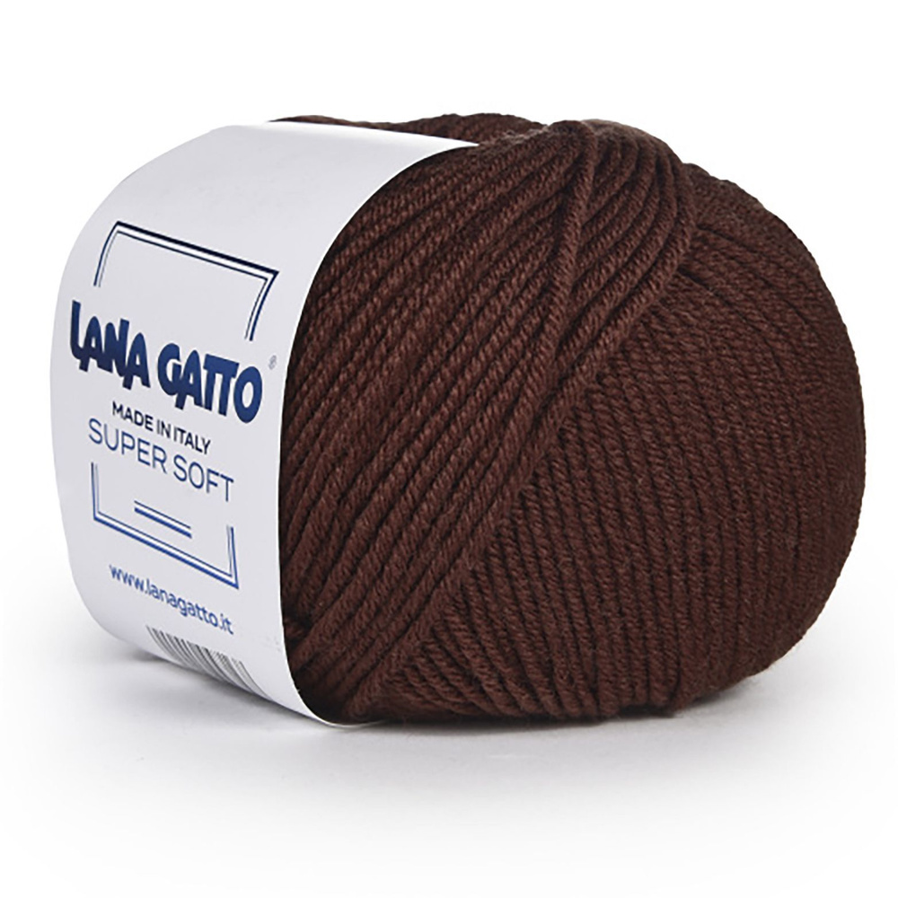 2 Мотка, Lana Gatto SUPER SOFT, 100% Чистая экстратонкая мериносовая шерсть / 50 гр. - 125 м., Цвет 10040 #1